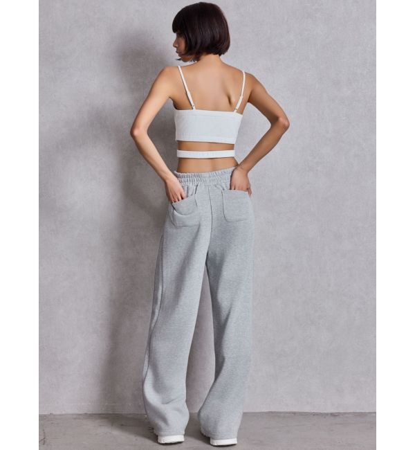 GYDA「GG chain glitter print straightパンツ」|その他|