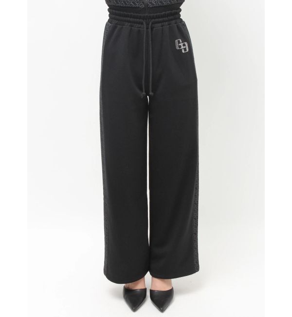 GYDA「GG chain glitter print straightパンツ」|その他|