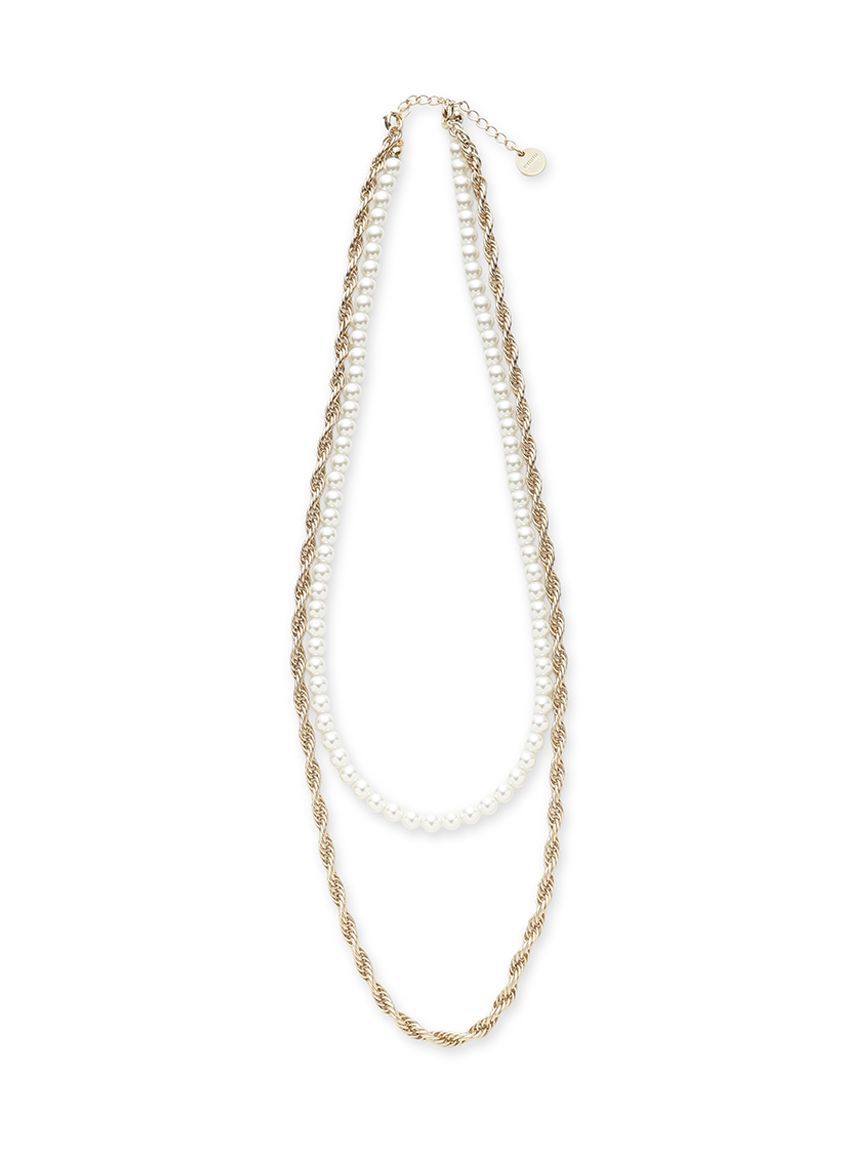 emmi atelier「2連ショートネックレス」|ネックレス|GLD