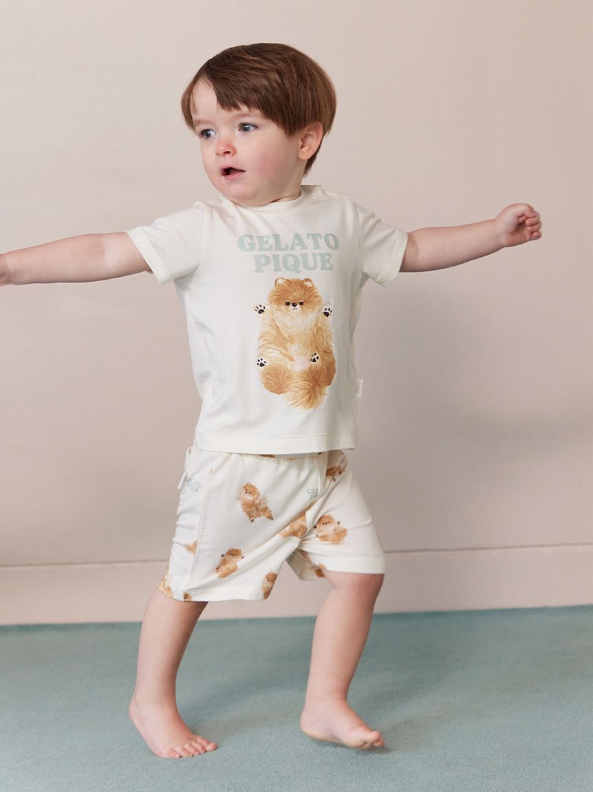 GELATO PIQUE KIDS & BABY「【BABY】ドッグ柄ショートパンツ」|その他ベビーウェア|