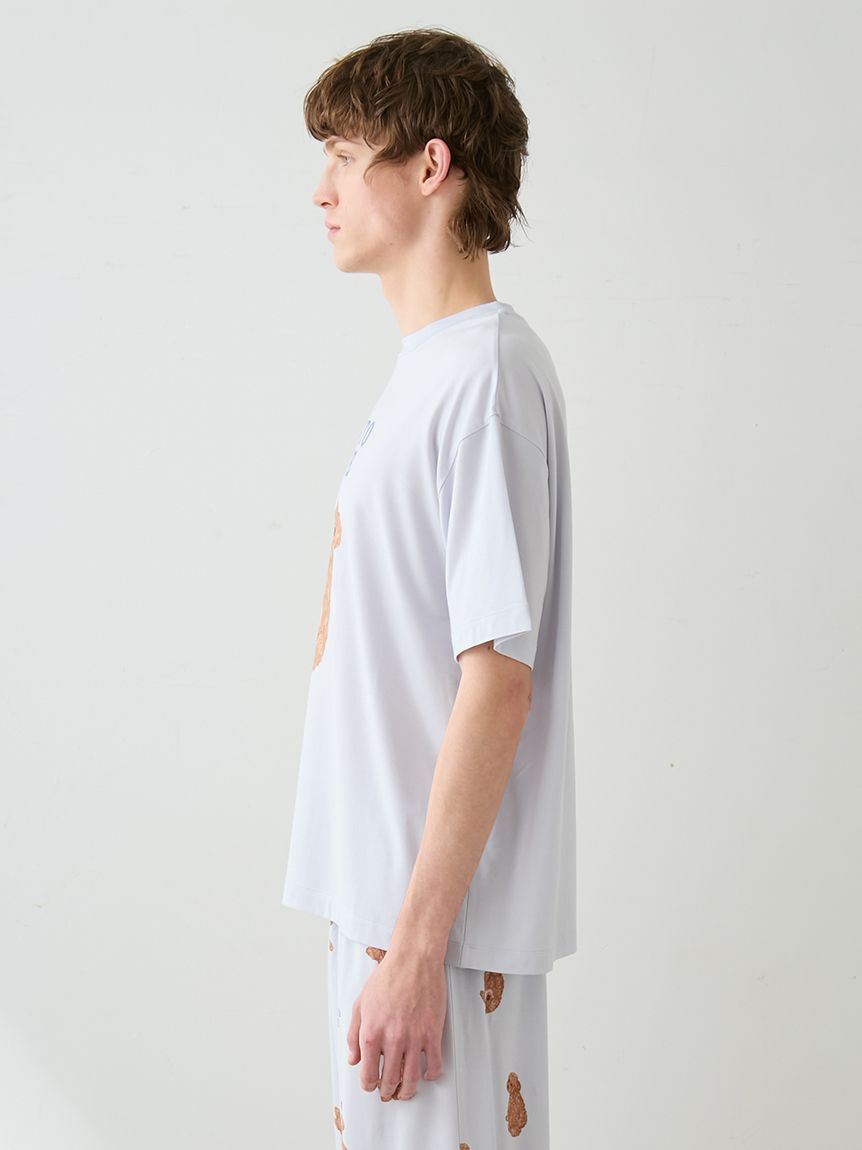 GELATO PIQUE HOMME「【HOMME】ドッグワンポイントTシャツ」|ルームウェア|