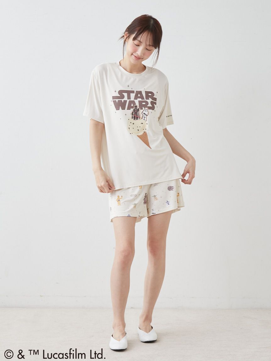 gelato pique「【STAR WARS】【レディース】ワンポイントTシャツ」|ルームウェア|