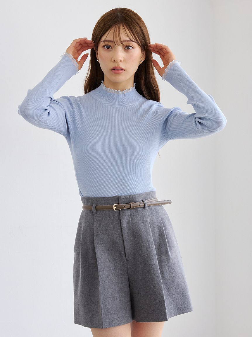 CELFORD「【セットアップ対応】ベルト付きタックショートパンツ」|その他|