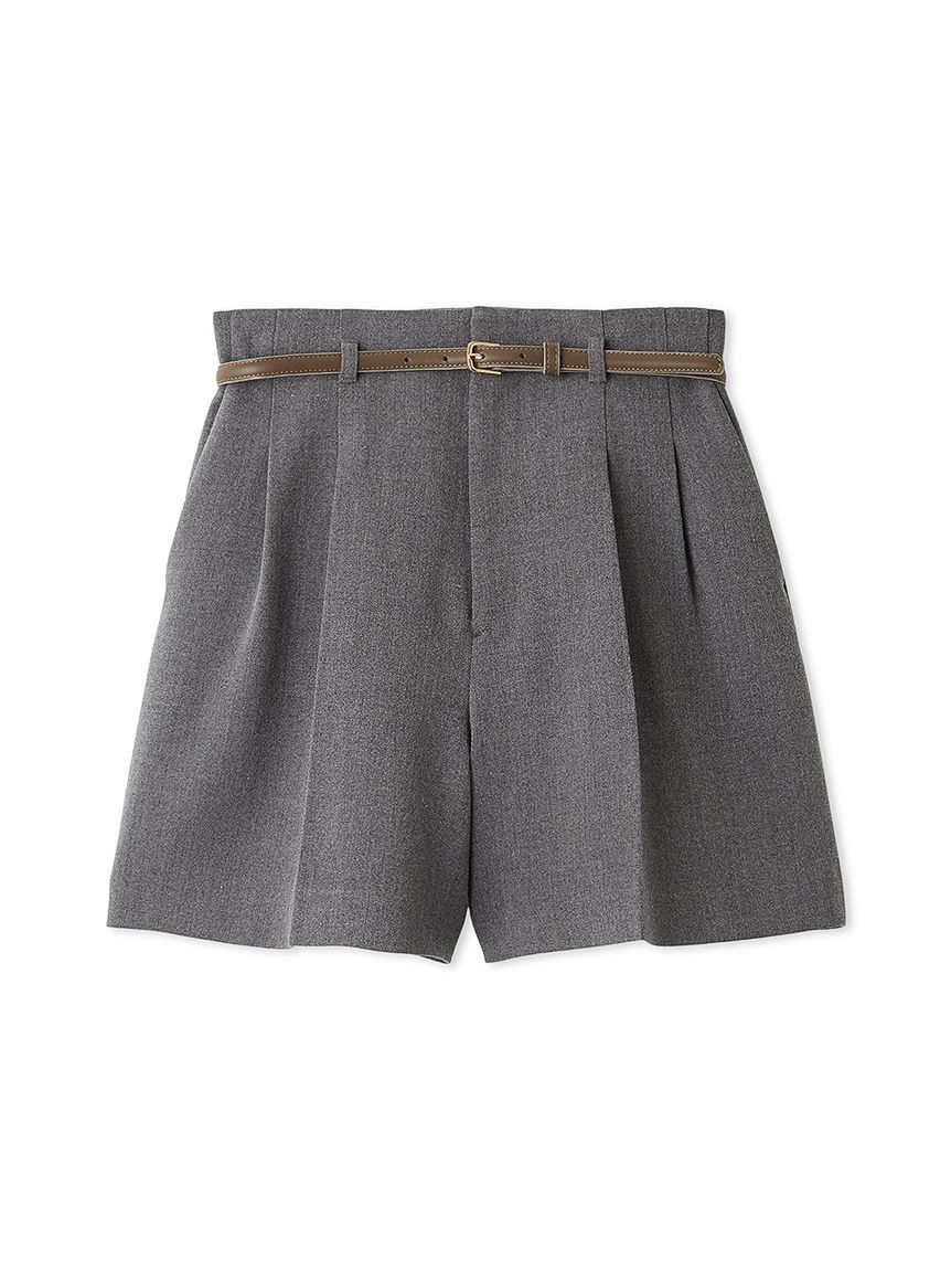 CELFORD「【セットアップ対応】ベルト付きタックショートパンツ」|その他|