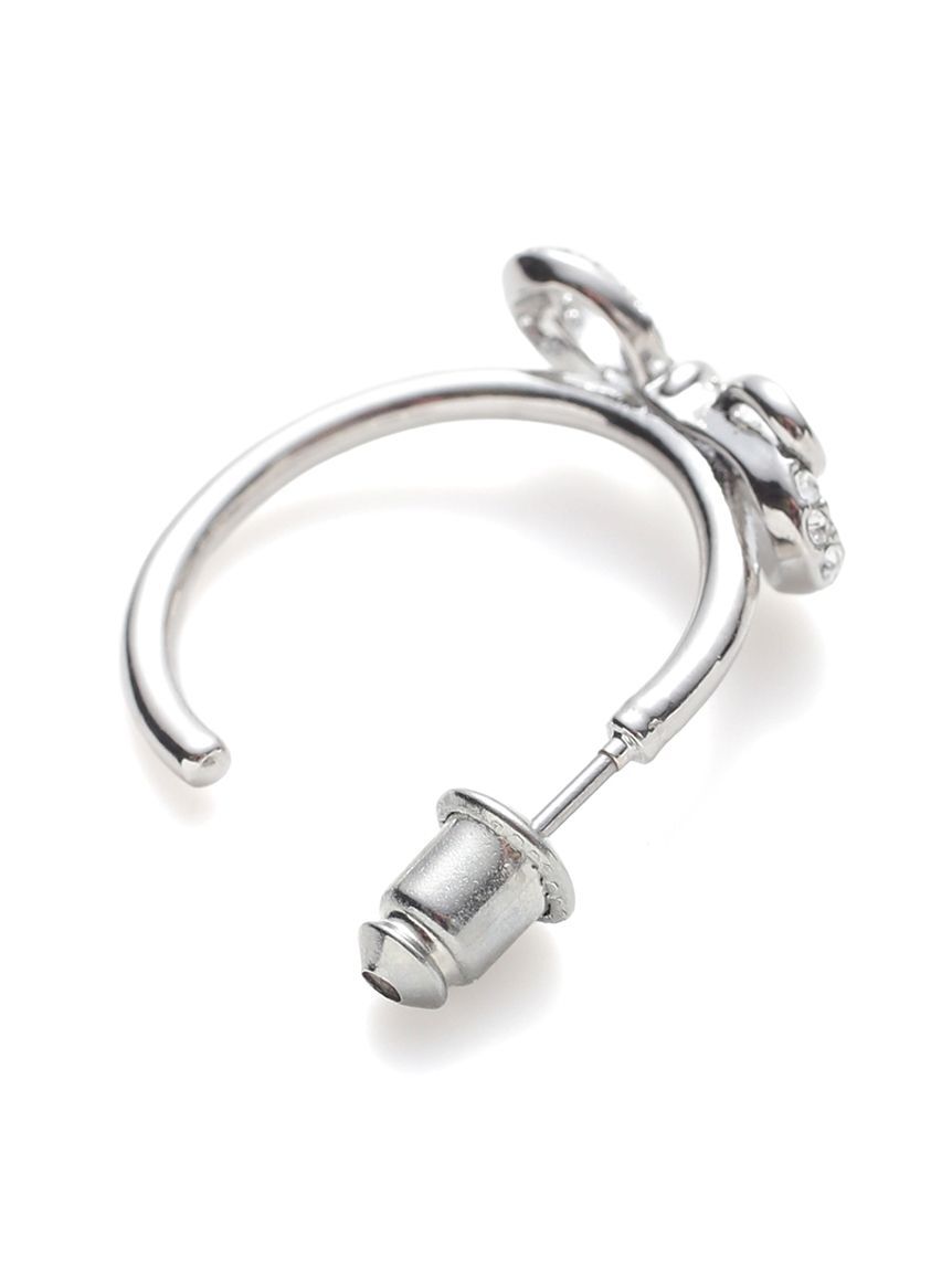 CELFORD「リボンビジューフープピアス」|ピアス|