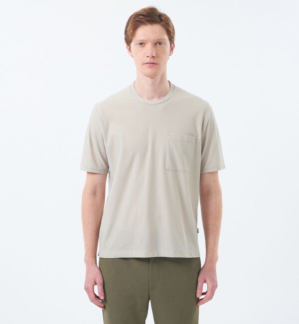 MACKINTOSH PHILOSOPHY「ブリテック 半袖クルーネックTシャツ レノクロストリコット」|Tシャツ・カットソー|