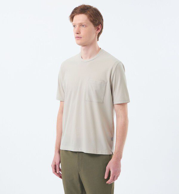 MACKINTOSH PHILOSOPHY「ブリテック 半袖クルーネックTシャツ レノクロストリコット」|Tシャツ・カットソー|