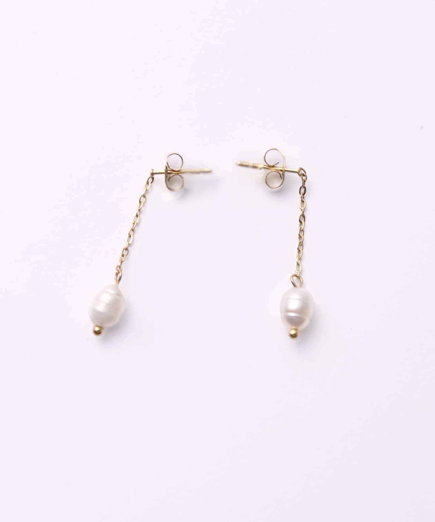 STYLE DELI「【DELI by】淡水パールチェーンピアス」|ピアス|