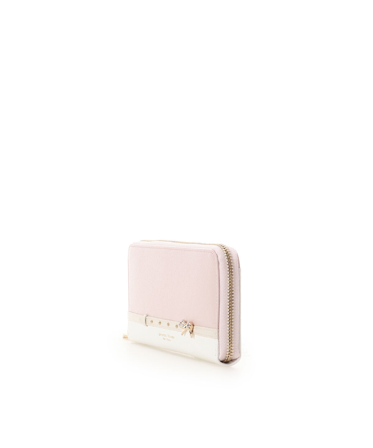 Samantha Thavasa Petit Choice「ビジューリボンバイカラー 長財布」|財布|