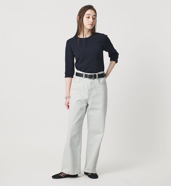 UNITED ARROWS「コンパクト クルーネック ニット ‐ウォッシャブル‐」|ニット・セーター|