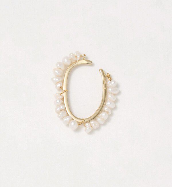 UNITED ARROWS「＜les bonbon＞TRACE パール イヤーカフ」|イヤーカフ|GOLD