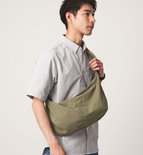 UNITED ARROWS green label relaxing「【WEB限定】2WAY ラウンドショルダーバッグ / ユニセックス はっ水」|ショルダー・メッセンジャー|OLIVE