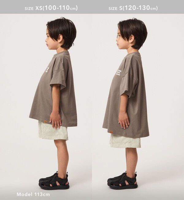 UNITED ARROWS green label relaxing「【別注】＜UNIVERSAL OVERALL＞グラフィック プリント Tシャツ / キッズ 100cm-130cm」|Tシャツ・カットソー|