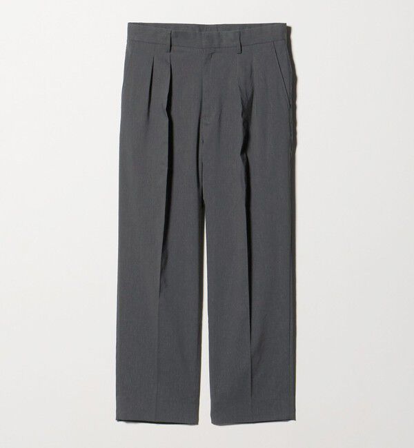 BEAUTY&YOUTH UNITED ARROWS「タンブル リネン スラックス NO.9」|チノ|