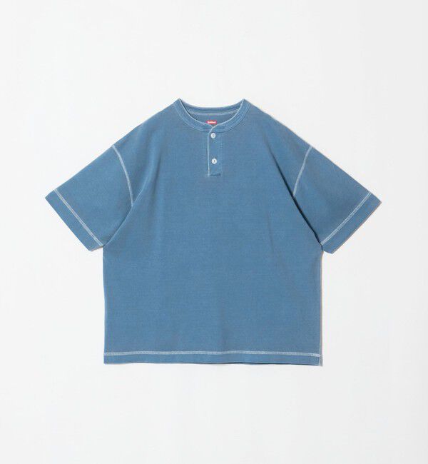 California General Store「＜Healthknit &times; CGS.＞2ボタン ヘンリーネック Tシャツ」|Tシャツ・カットソー|LT.BLUE