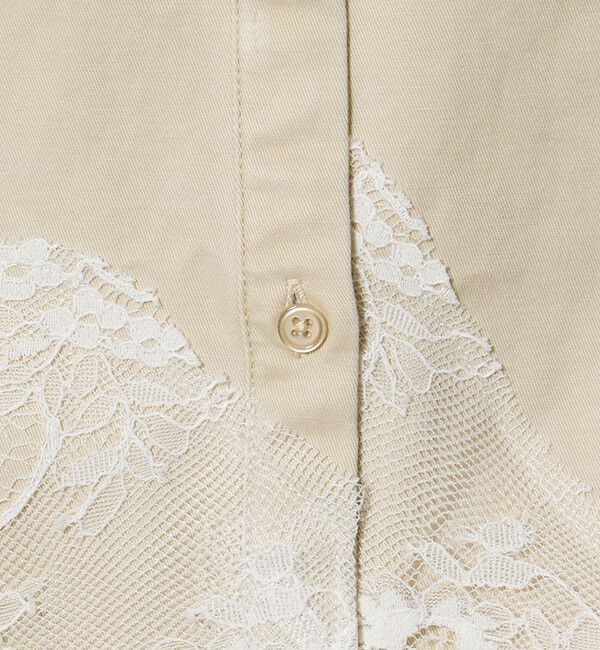 BEAUTY&YOUTH UNITED ARROWS「【別注】＜calm Line＞レース ノースリーブ ブラウス」|シャツ・ブラウス|