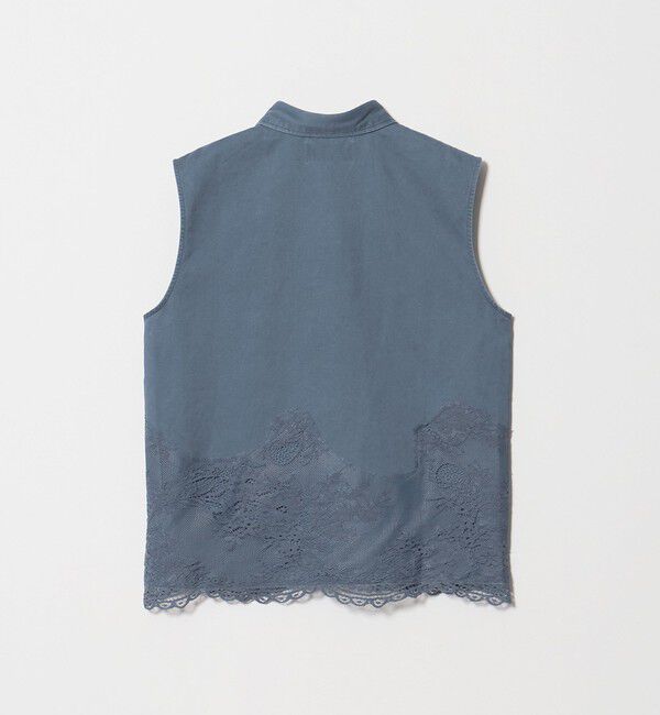 BEAUTY&YOUTH UNITED ARROWS「【別注】＜calm Line＞レース ノースリーブ ブラウス」|シャツ・ブラウス|