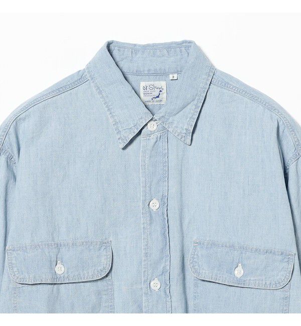 BEAMSBOY「orSlow / CHAMBRAY WORK SHIRT FLAP POCKET」|シャツ・ブラウス|