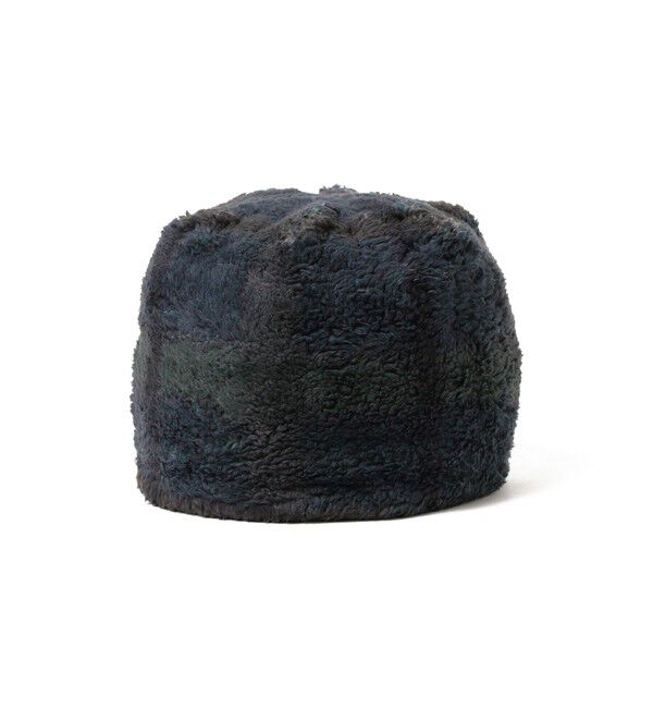 BEAMS「【別注】cableami / フリース ワッチキャップ」|キャップ・キャスケット|Navy_Check