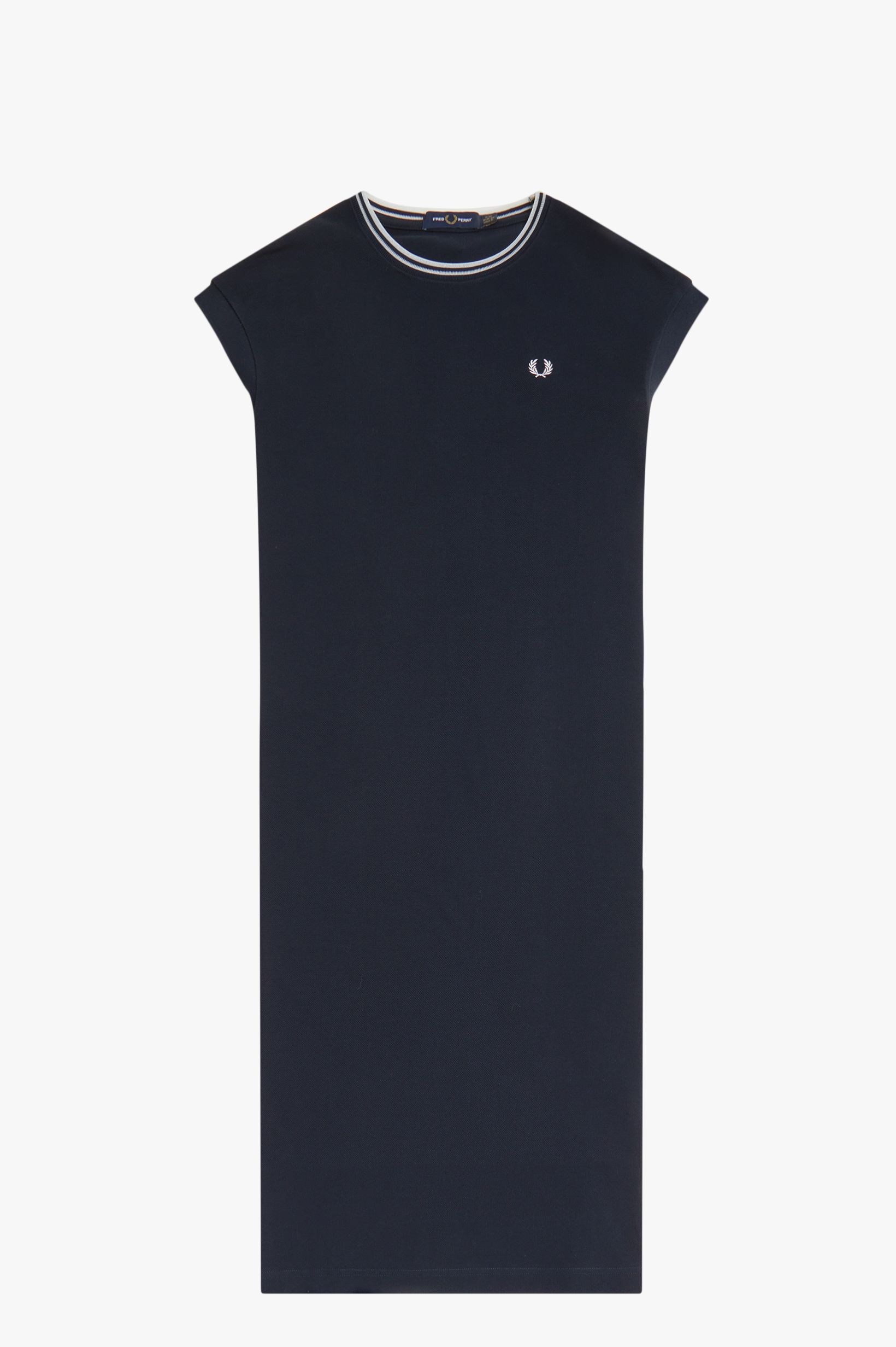 FRED PERRY 「Sheer Tipped T-Shirt Dress／シアーティップラインTシャツワンピース」|ワンピース|
