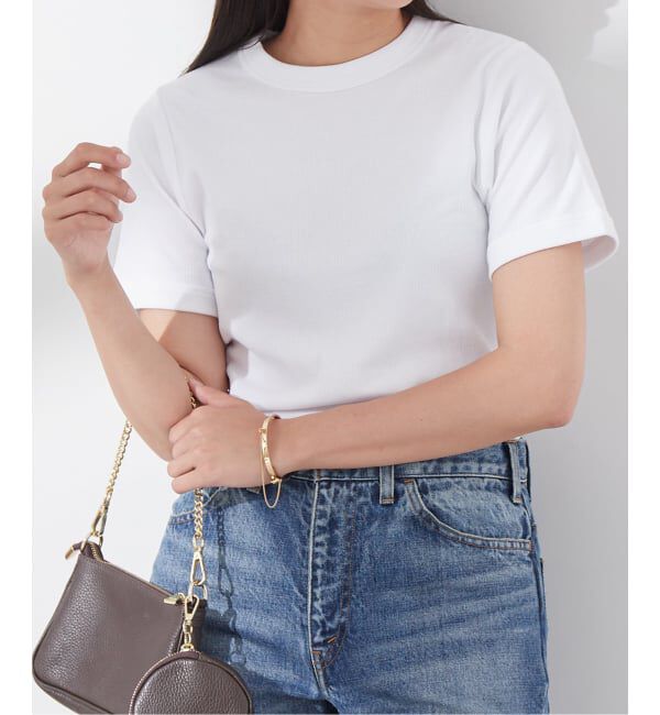 journal standard L'essage「《追加》Hanes/ヘインズ BEEFY リブクルーネックTシャツ」|Tシャツ・カットソー|
