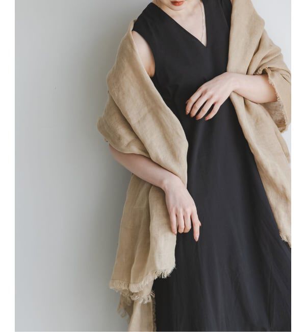 NOBLE「《NOBLE別注カラー》THROW/スロー Light Linen Color Stole」|ストール|