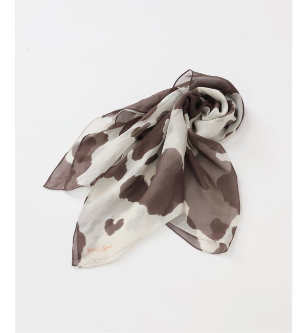 Spick and Span「《別注》Spick & Span COW PRINT SCARF」|バンダナ・スカーフ|