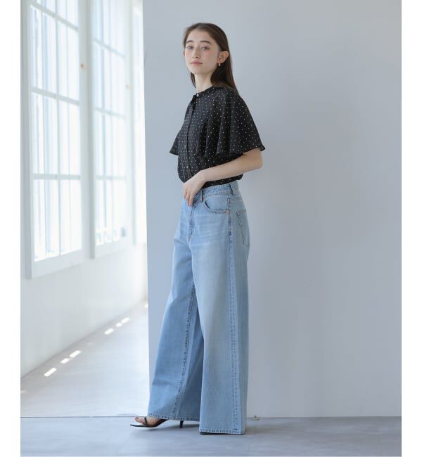  「《WEB限定》【洗える】ケープスリーブシャツ」|シャツ・ブラウス|