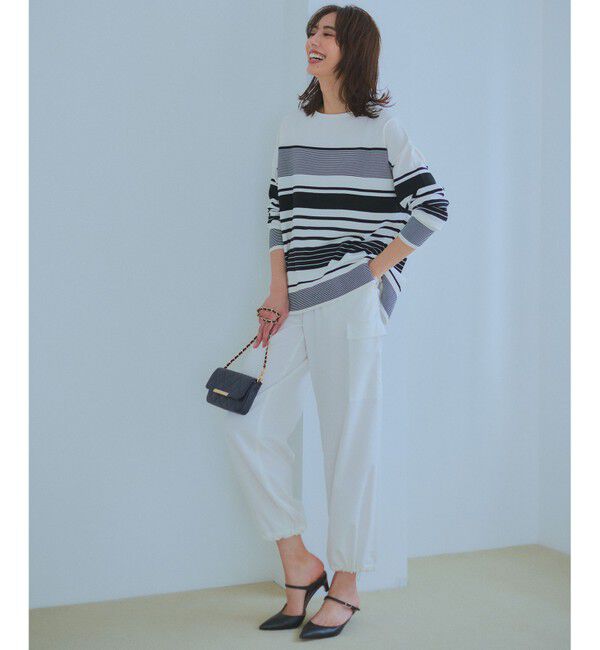 23区「【Oggi4月号掲載/洗える】シルキーストレッチ パラシュートパンツ」|その他|