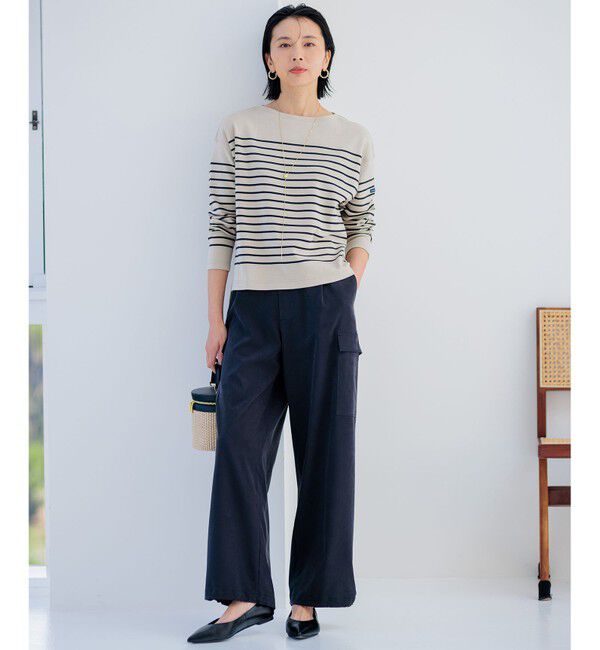 23区「【Oggi4月号掲載/洗える】シルキーストレッチ パラシュートパンツ」|その他|