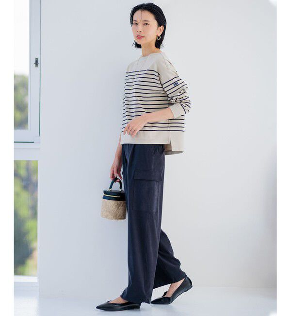 23区「【Oggi4月号掲載/洗える】シルキーストレッチ パラシュートパンツ」|その他|