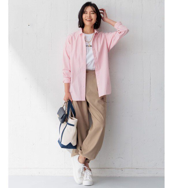 23区「【Oggi4月号掲載/洗える】シルキーストレッチ パラシュートパンツ」|その他|