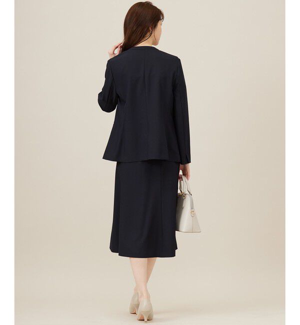 ANY SIS「【UVカット・接触冷感・吸水速乾】スマートビューティストレッチ ノーカラージャケット」|ノーカラージャケット|