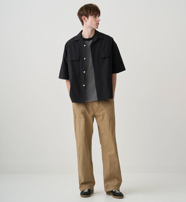 ORCIVAL「ORCIVAL | ガーメントダイ コットン セミワイドストレートパンツ MEN」|チノ|