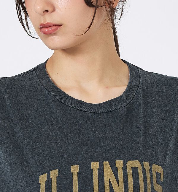 Rouge vif「【REMI RELIEF / レミレリーフ】SP加工/ロゴT/ILLINOIS」|Tシャツ・カットソー|