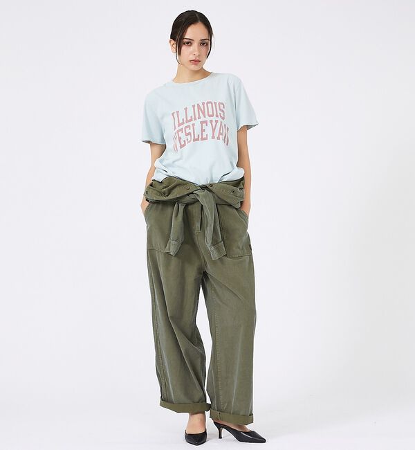 Rouge vif「【REMI RELIEF / レミレリーフ】SP加工/ロゴT/ILLINOIS」|Tシャツ・カットソー|