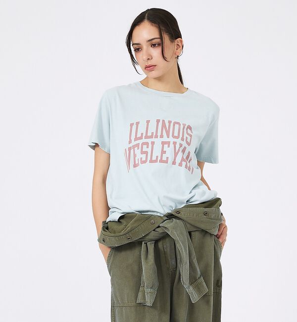 Rouge vif「【REMI RELIEF / レミレリーフ】SP加工/ロゴT/ILLINOIS」|Tシャツ・カットソー|