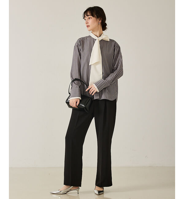 qualite「【セットアップ対応】センタープレスストレートパンツ」|その他|