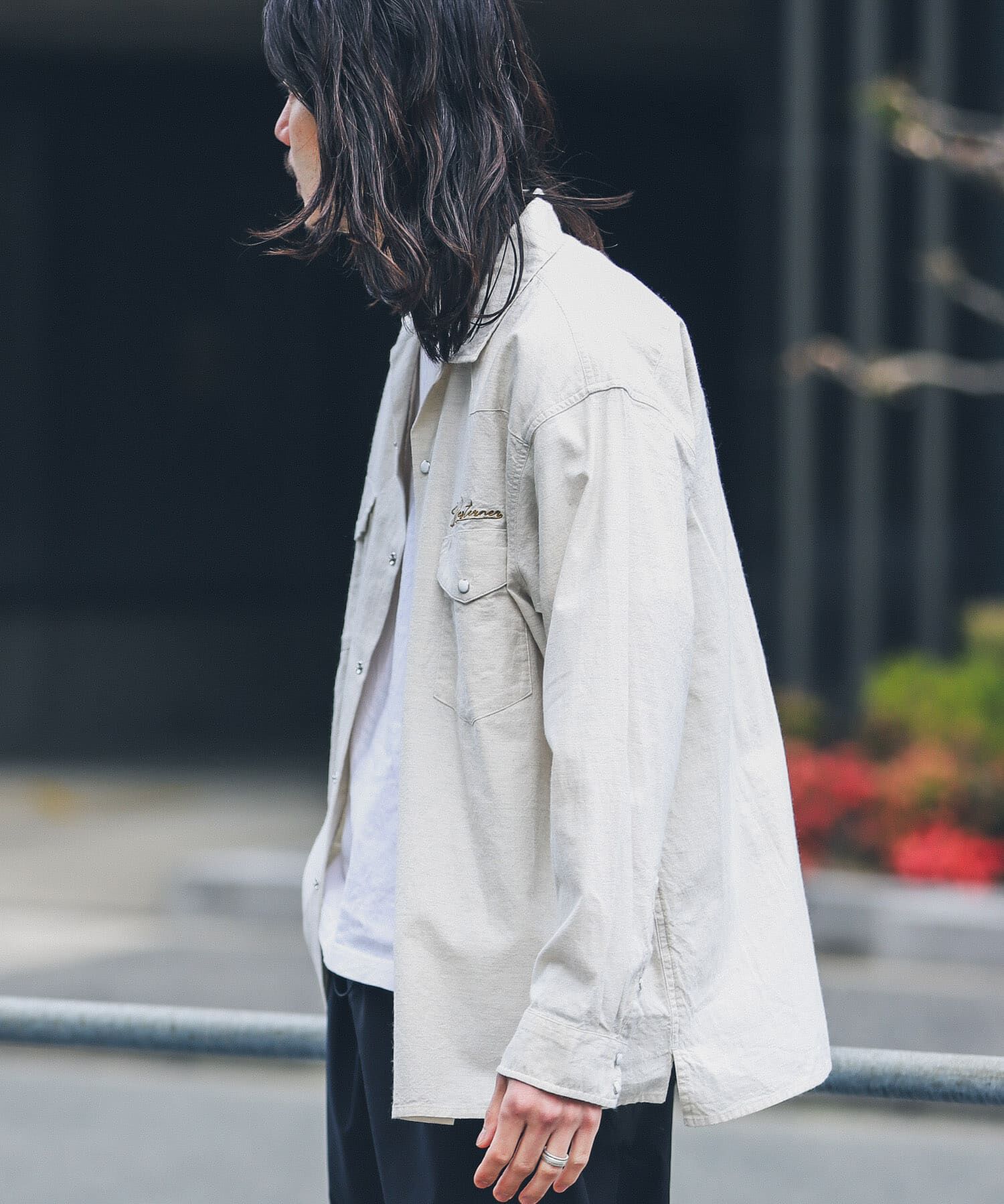 Sonny Label 「『別注』ELY&times;Sonny Label　開襟シャンブレーシャツ」|シャツ・ブラウス|