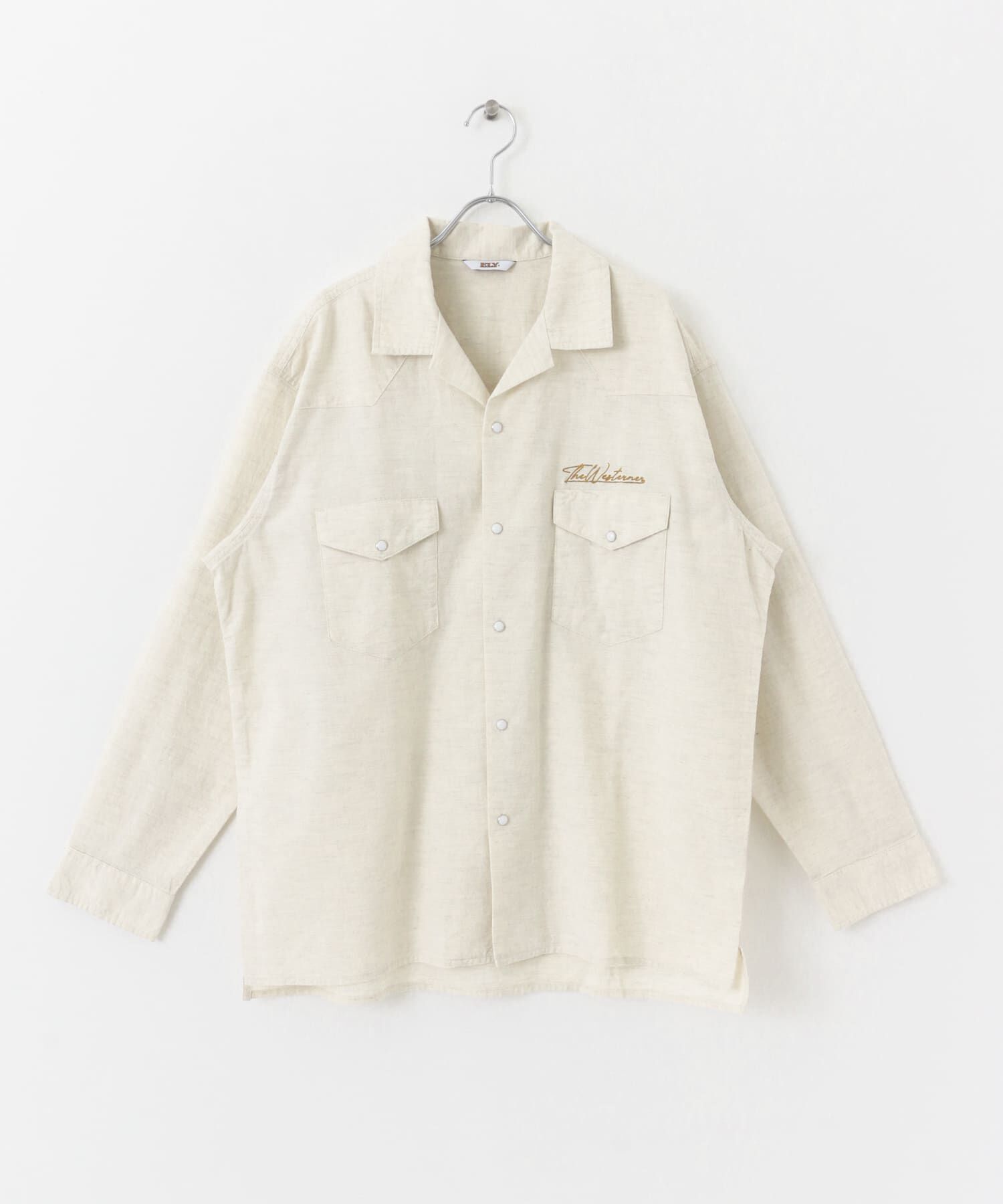 Sonny Label 「『別注』ELY&times;Sonny Label　開襟シャンブレーシャツ」|シャツ・ブラウス|