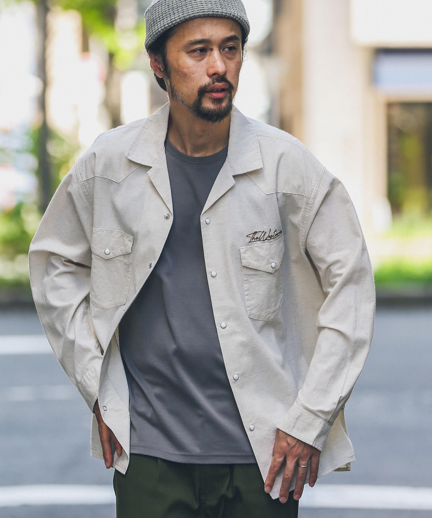 Sonny Label 「『別注』ELY&times;Sonny Label　開襟シャンブレーシャツ」|シャツ・ブラウス|