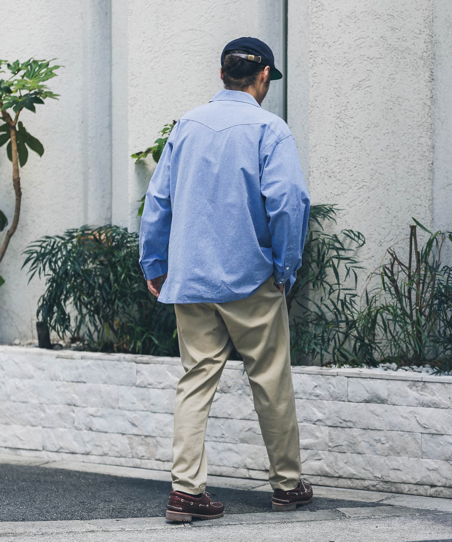 Sonny Label 「『別注』ELY&times;Sonny Label　開襟シャンブレーシャツ」|シャツ・ブラウス|