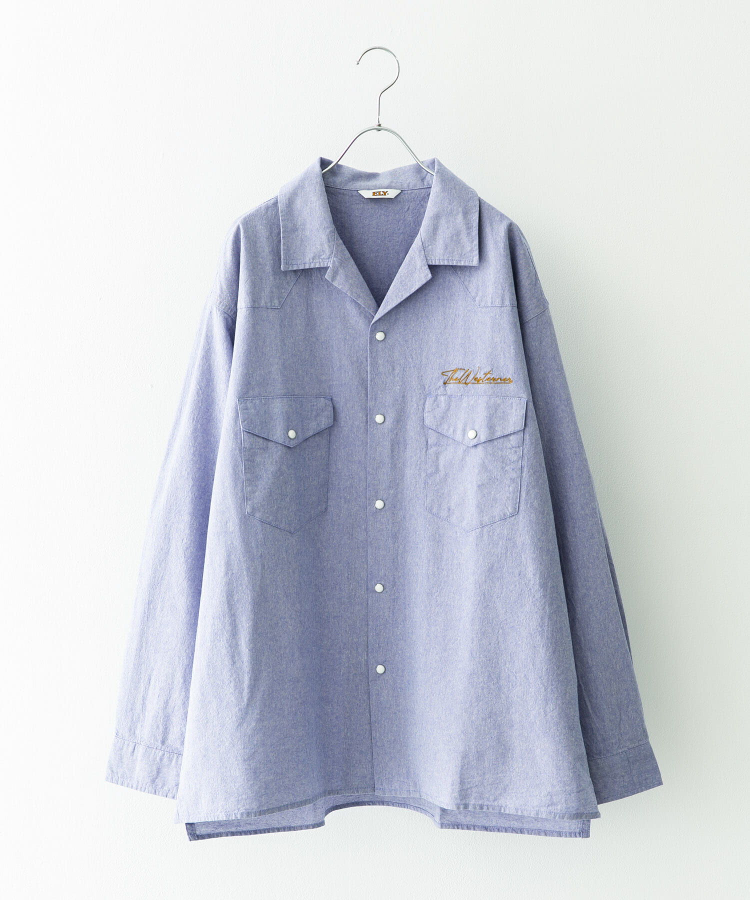 Sonny Label 「『別注』ELY&times;Sonny Label　開襟シャンブレーシャツ」|シャツ・ブラウス|