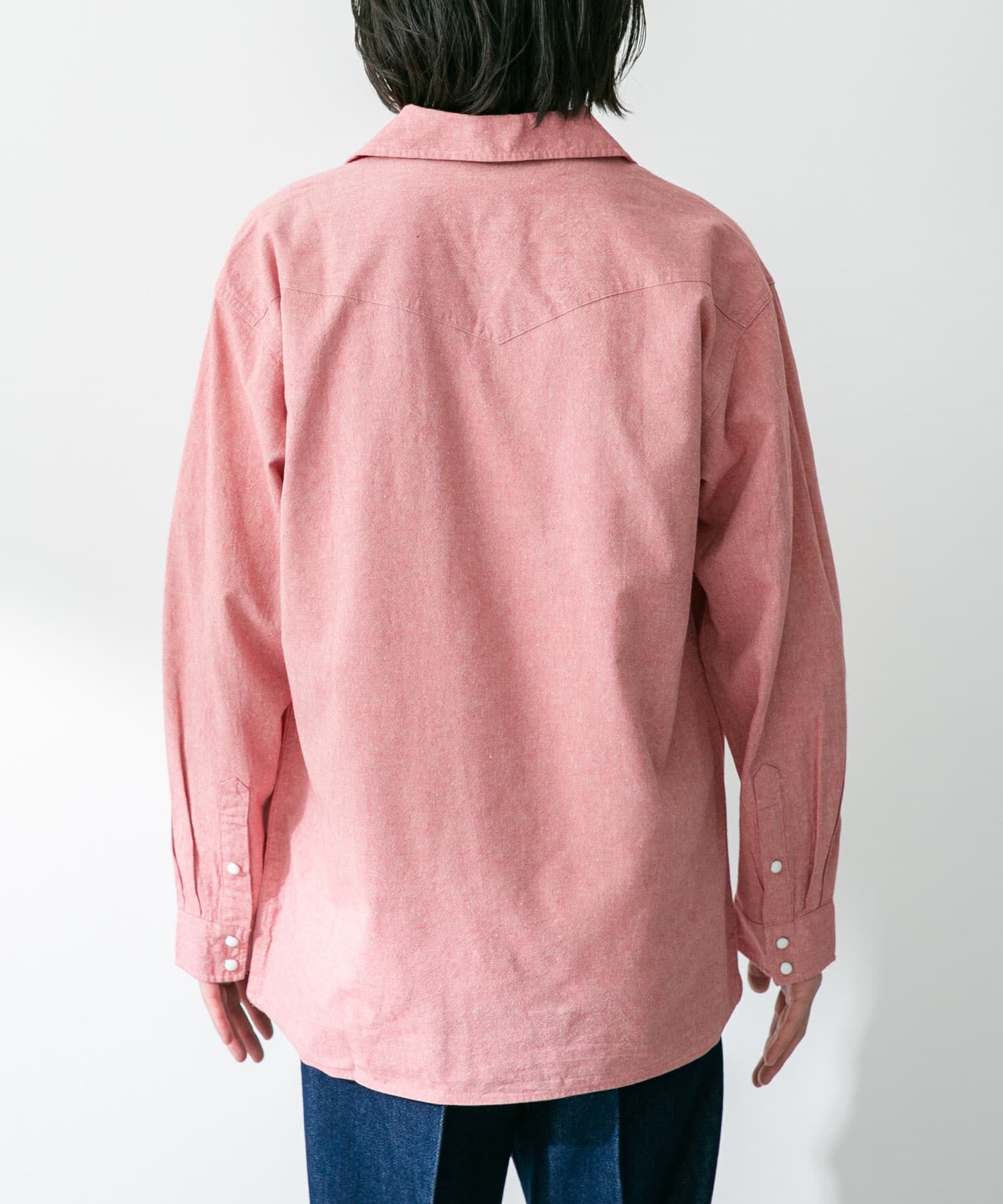Sonny Label 「『別注』ELY&times;Sonny Label　開襟シャンブレーシャツ」|シャツ・ブラウス|