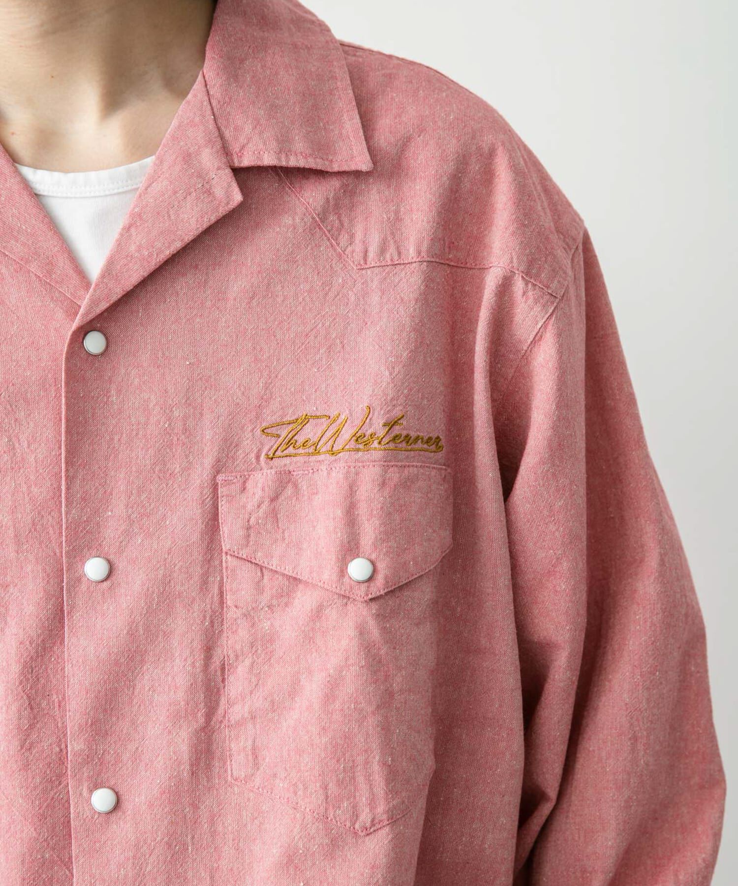Sonny Label 「『別注』ELY&times;Sonny Label　開襟シャンブレーシャツ」|シャツ・ブラウス|