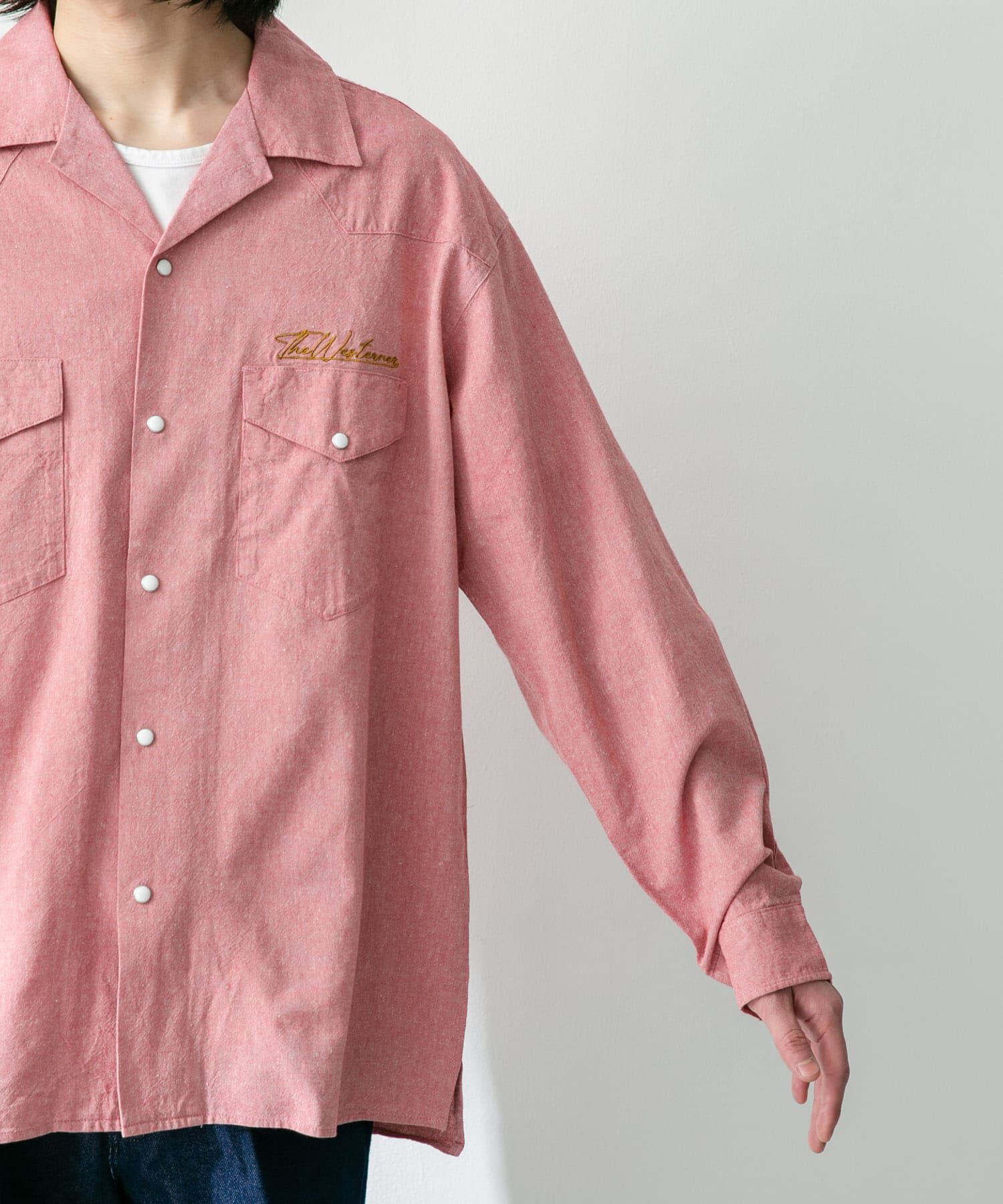 Sonny Label 「『別注』ELY&times;Sonny Label　開襟シャンブレーシャツ」|シャツ・ブラウス|