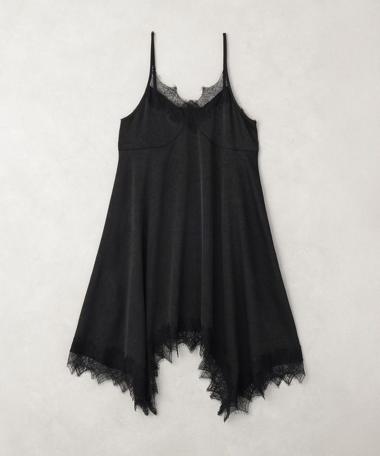 earth music&ecology「レースキャミワンピース」|ワンピース|Black