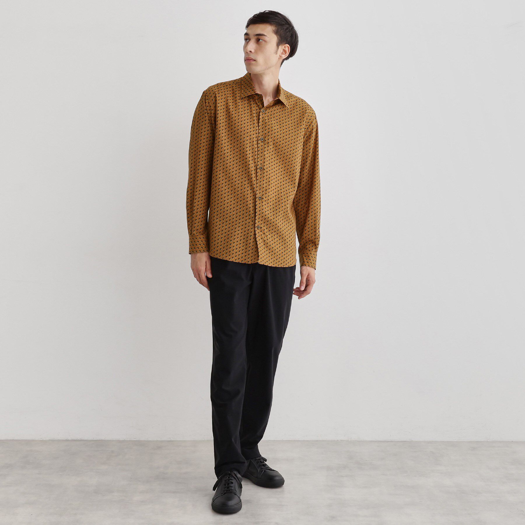 TAKEO KIKUCHI「ボーラーハット柄 長袖シャツ」|シャツ・ブラウス|