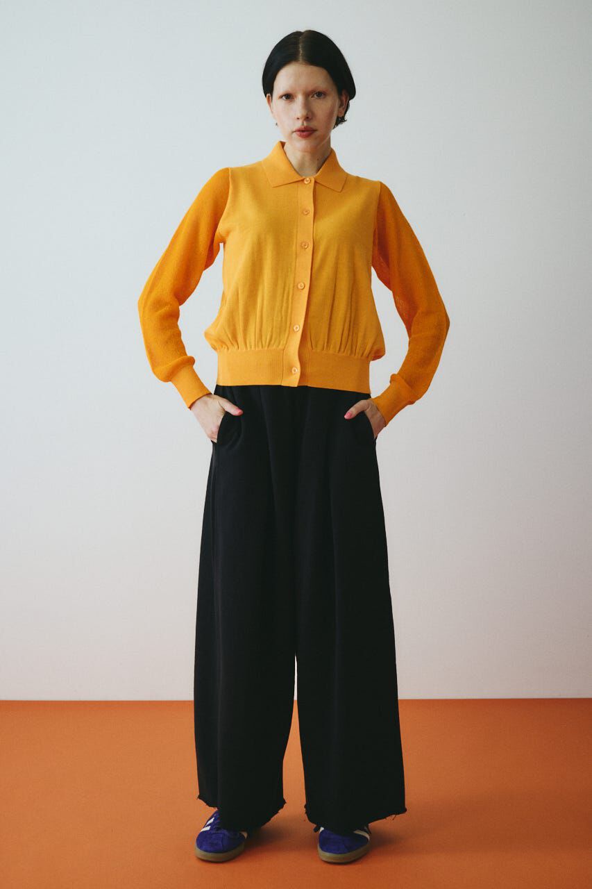 HeRIN.CYE「Sheer sleeve cardigan」|ニット・セーター|