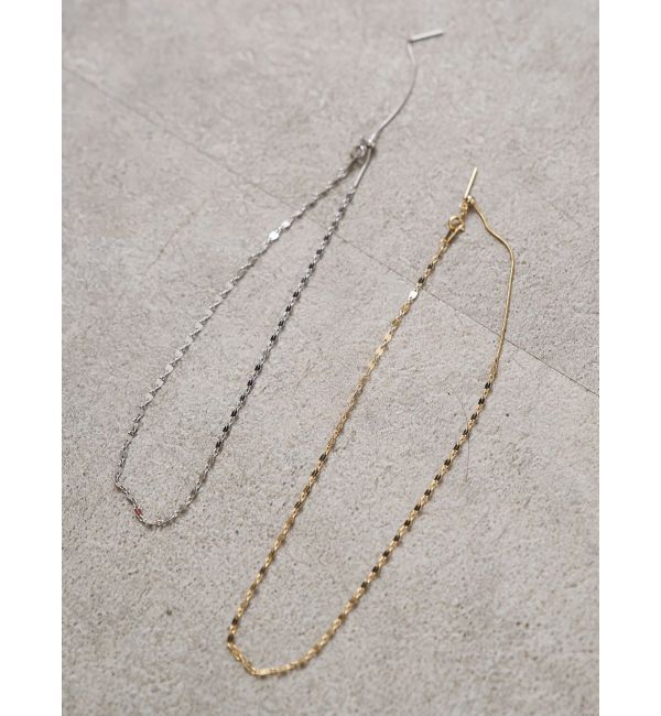 ELENDEEK「PETAL CHAIN NECKLACE」|ネックレス|ゴールド
